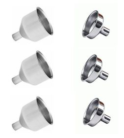 6 Pack - Stainless Steel Funnels