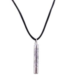 Whistle Pendant Necklace Sliver