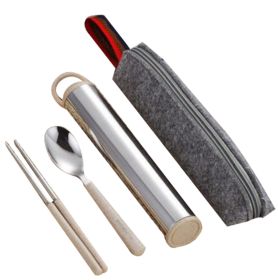 Stainless Steel Spoon Chopsticks Tableware Set