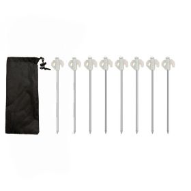 8pcs Ground Nails; Tent Stakes