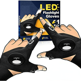 1pc LED Torch Gloves