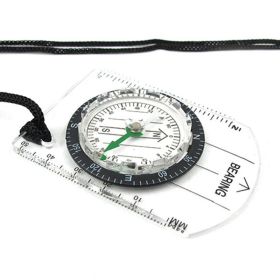 GOXAWEE Transparent Plastic Compass Tool