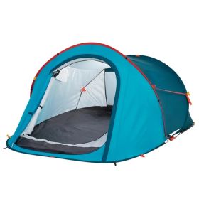 Instant 2 Second Pop Up Camping Tent; 2 Person