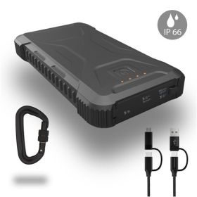 20; 000mah Rugged & Waterproof 18W Power Bank