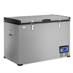 100-Quart Camping Electric Car Cooler Refrigerator