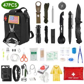 47Pcs Emergency Survival Kit