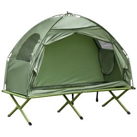 Outsunny Camping Tent Cot, Single Person