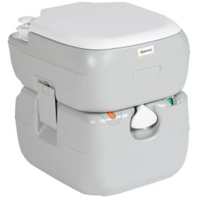 Outsunny Portable Toilet for Adults 5.8 Gallon