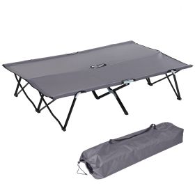 Outsunny 2 Person Folding Camping Cot