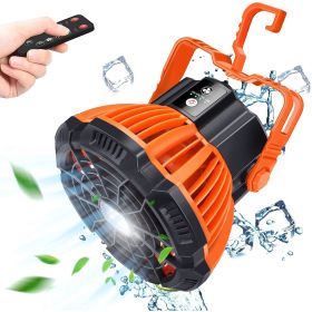 2 In 1 Portable Camping Fan Electric Lantern