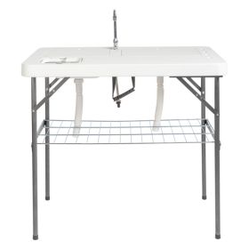 101*65.5*92cm Rectangular Table White