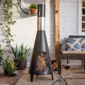 Steel Chiminea Patio Heater