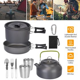 12Pcs Camping Cookware Set