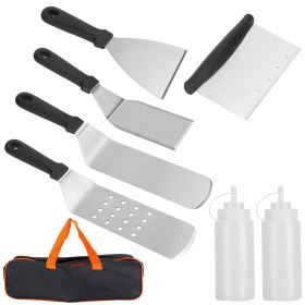 7Pcs Griddle Accessories Kit Stainless Steel