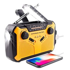 Solar Crank Emergency Radio Solar Hand Crank