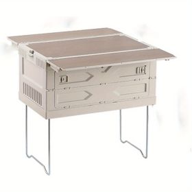 Foldable camping box, storage box