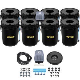 VEVOR DWC Hydroponic System, 5 Gallon 8 Buckets