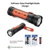 Solar LED Flashlight with AM/FM/Weather Band Radio