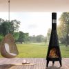 Steel Chiminea Patio Heater