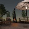 Steel Chiminea Patio Heater