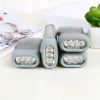 3 LED Hand Pressing Dynamo Crank Power Flashlight