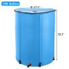 100 Gallon Folding Rain Barrel Water Collector Blue