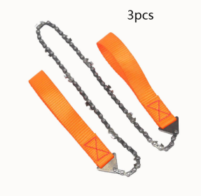 24 inch portable hand chain saw (Option: 3pcs orange)