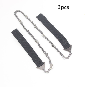 24 inch portable hand chain saw (Option: 3pcs black)