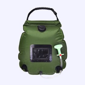 20L Bathing Solar Shower Bag (Color: Green)