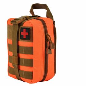 Tactical First Aid Pouch (Bag Only) (Color: Orange)