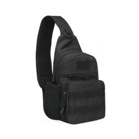 Tactical Shoulder Backpack (Color: Black)