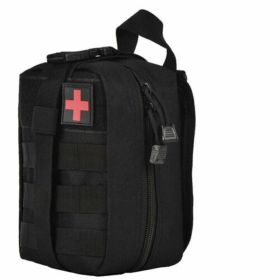 Tactical First Aid Pouch (Bag Only) (Color: Black)