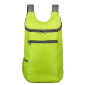 1pc Outdoor Portable Backpack (Color: Green)