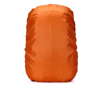 1pc 60L Portable Outdoor Backpack; Waterproof Dust Cover (Capacity: 60L, Color: Orange)