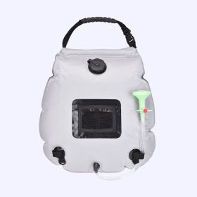 20L Outdoor Bathing Bag Solar (Color: White)