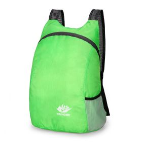 Lightweight Foldable Nylon Hiking Backpack (Color: Green)