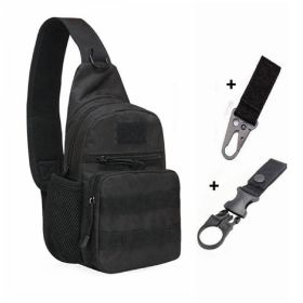 Tactical Shoulder Backpack (Color: B And 2 Hooks)