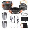 Outdoor set of pots and pans