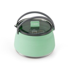 Silicone folding kettle (Color: Silicone cookware-green)