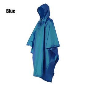 Waterproof 3-in-1 Raincoat Backpack Cover (Color: Blue)