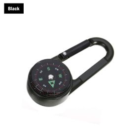 1pc Double-sided Multifunctional Compass (Color: Black)