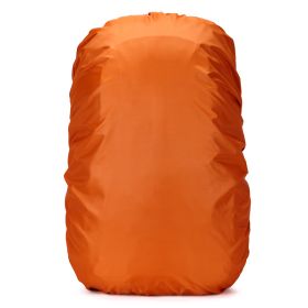 Waterproof Backpack Rain Cover (Color: Orange, size: S)