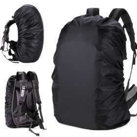 Waterproof Backpack Rain Cover (Color: Black, size: M)