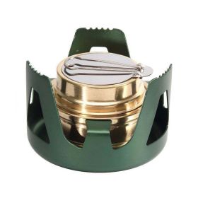 NEWTAG Mini Portable Alcohol Stove (Color: Green)