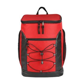 Backpack Cooler Thermo Bag (Type: Picnic Backpack, Color: Red)