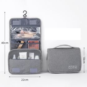 Toiletry Bag Multifunction Cosmetic Bag (Color: Grey)