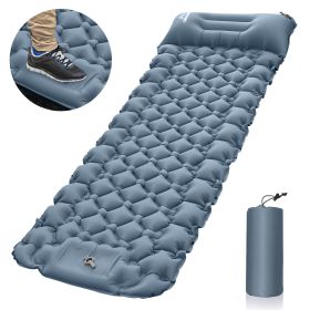 Outdoor inflatable pad foot pedal light (Color: Gray)