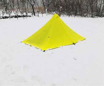 Ultra-Light 1-2 People Tent (Color: Yellow)