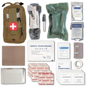 Field First Aid Kit - 44 Piece (Color: Tan)