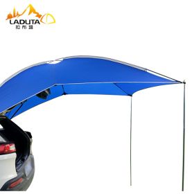 Outdoor Waterproof Tent Awning Durable (Color: Blue 280x190cm)